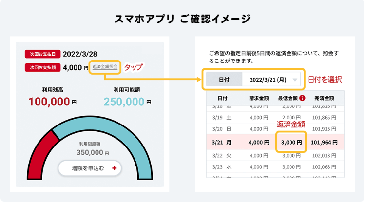 スマホアプリ　確認